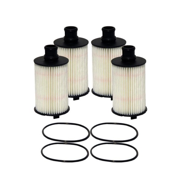 Wix 57279 Engine Oil Filter Kit (Metal Free) (4 Pieces)