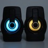 FT-185 Mini USB LED Speaker Portable Loudspeaker Music Player for
