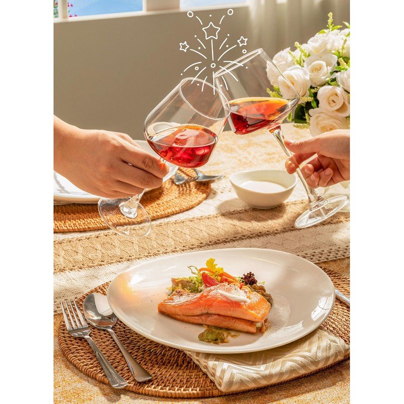 Sweese Porcelain 11 Inch Dinner Plates Set of 6 -