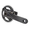 Mountain Bike Crank Arm Set Hollow One Piece Positive Negative