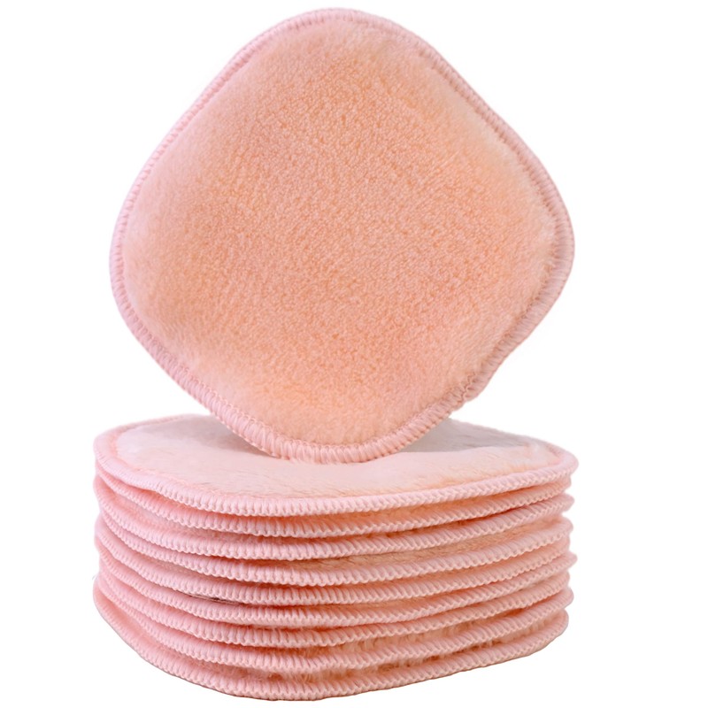 POLYTE Paño Desmaquillante Facial de Microfibra, 12.7x12.7 cm, 10 Pzas