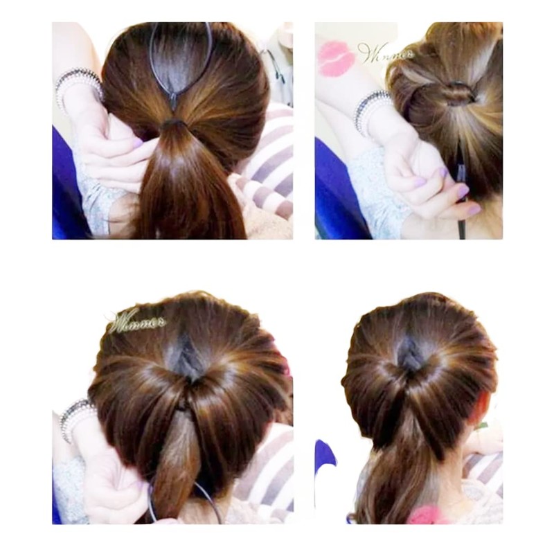 Set of 2 Hair Twister Bun or Topsytail Styling in