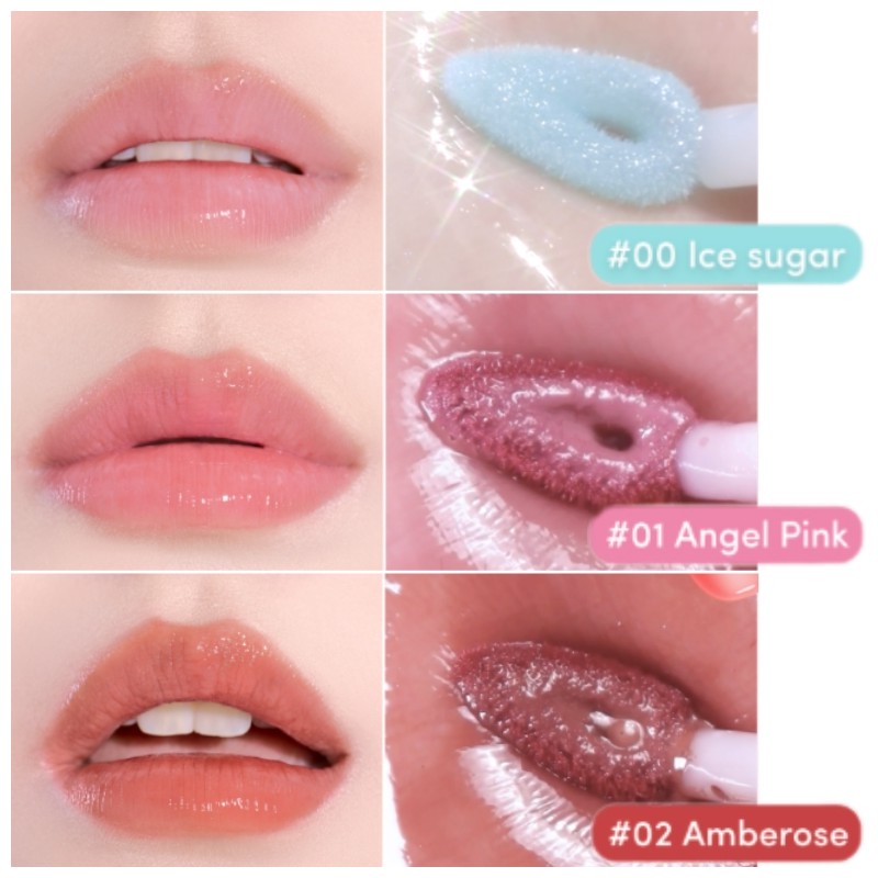 A By UNLEASHIA Tanghulu Glaze Tint 2g~2.2g, Color:00 Ice Sugar