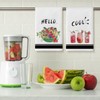 Honoson 4 Pieces Watermelon Kitchen Dish Towels Summer Farmhouse Decorative