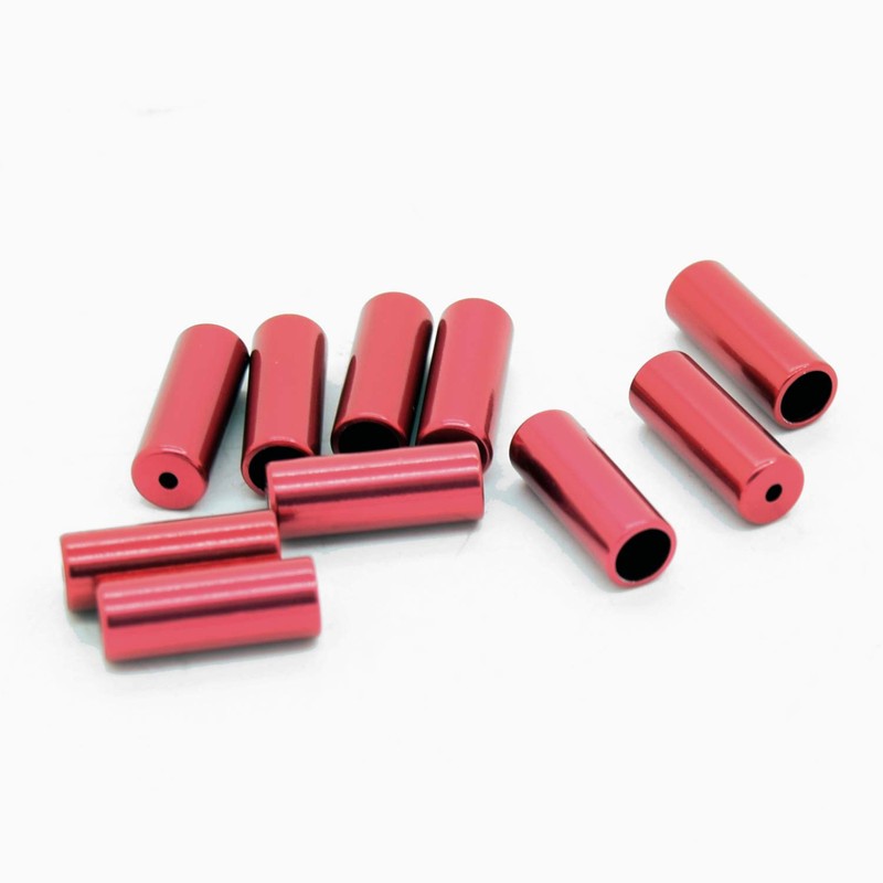 Transfil Brake Outer Ferrule 5mm, Red, Pack of 10