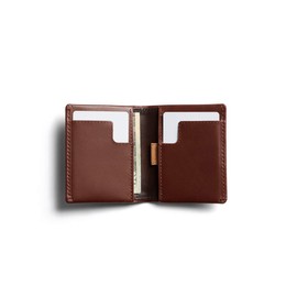 Bellroy Slim Sleeve Wallet (Leather Front Pocket Wallet, Thin Bifold Design, Holds 4-12 Cards, Folded Notes) - Cocoa Java