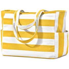 oscaurt Beach Bag Large Tote Bag Women's Handbag Shoulder Bag Beach Bag XXL Family Travel Bag Sports Bag Bath Bag Sauna Bag Gifts for Women, yellow