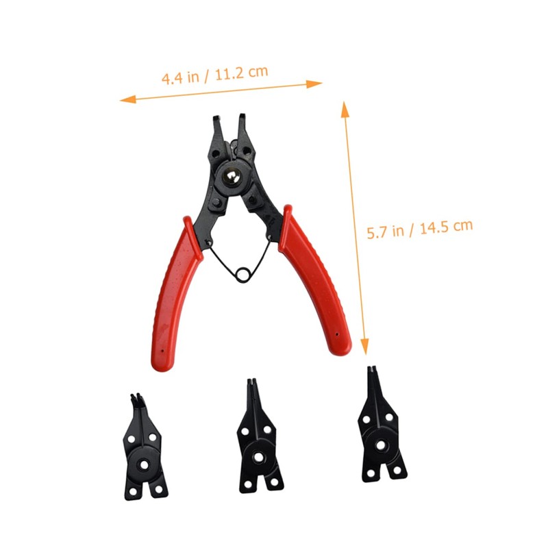 Gadpiparty 1Set Pliers Set Interchangeable Jaw Tool for Automotive Plumbing