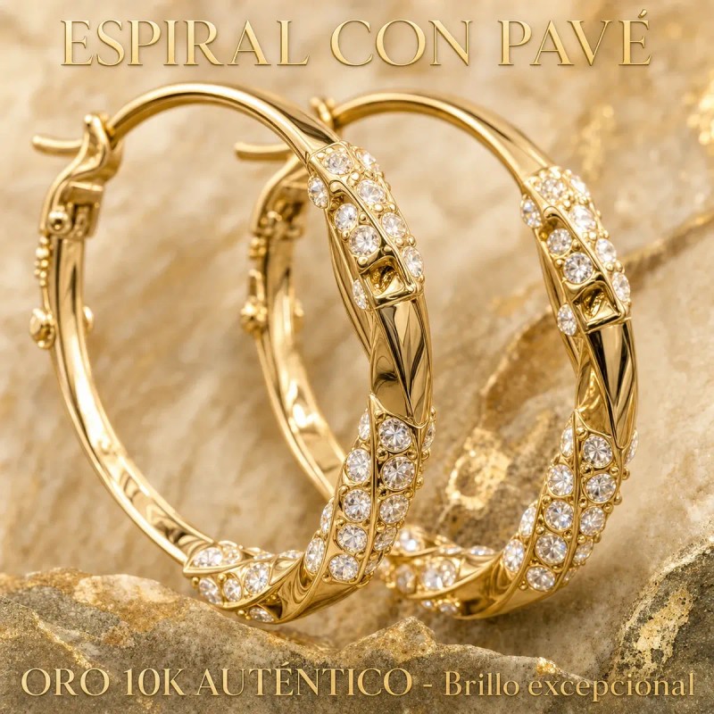 NADORA - Aretes Oro 10k Mujer Arrancadas Aretes Dorados Broqueles