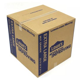 Lowe's Pack of 5 Extra Large Cardboard Boxes 22" x 22" Moving Shipping Packing Supplies