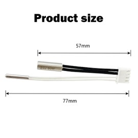 HzdaDeve 24V 50W Heater Cartridge 200K Thermistor for Kobra S1 Combo High Temperature Sensor Heating Tube Hotend Extruder 3D Printer Accessories Replacement (1 Pack)