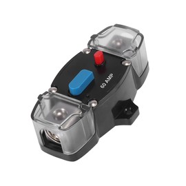 A ABSOPRO DC 12-24V 60Amp Car Boat Circuit Breaker Audio Inline Fuse Holder Item Replacement