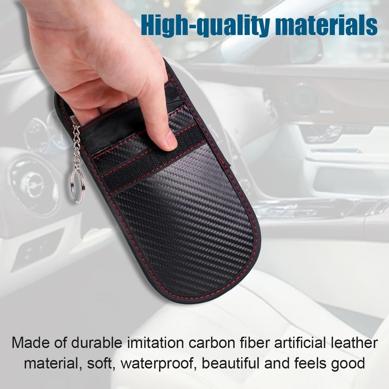 RDNKVB 2pcs Car Key Protection Protective Cover Remote Key Shielding