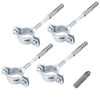 SKIR'CO Pack of 4 Pipe Brackets for Diameter 25-28 mm