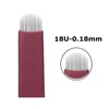 30pcs Pink Microblading Blades U18 Nano 0.18mm Microblading Nano Agujas