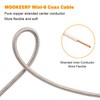 MOOKEERF CB Coax Cable 18ft,RG8X Stranded Core UHF PL259 Male