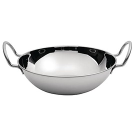 Olympia Stainless Steel Balti Dish, 154 mm Diameter