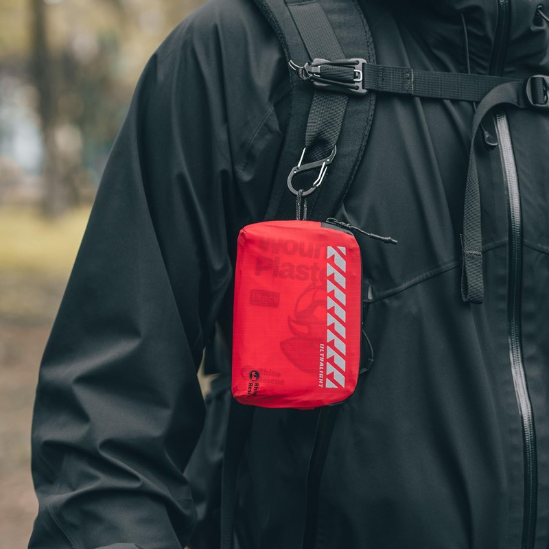 RHINO RESCUE EDC First Aid Kit for Travel, Mini Water-Resistant
