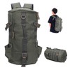 Fishing Tackle Backpack Large Capacity Portable Cylindrical Fishing Rod Bag