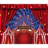 Xiaoterna 2.2 x 1.5 m Welcome to Carnival Background Red