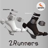 Multi-Task Ankle Compression Socks w/Moisture-Wicking Germanium Infused Fiber + CoolMax