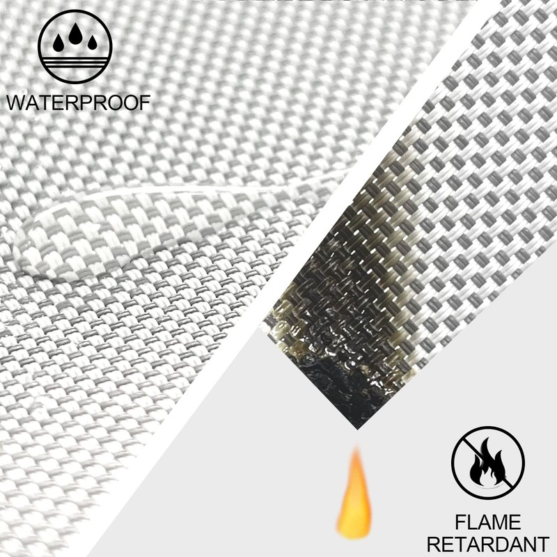 Yoolax Motorized Outdoor Solar Shades Samples(Exterior Roller Shade)