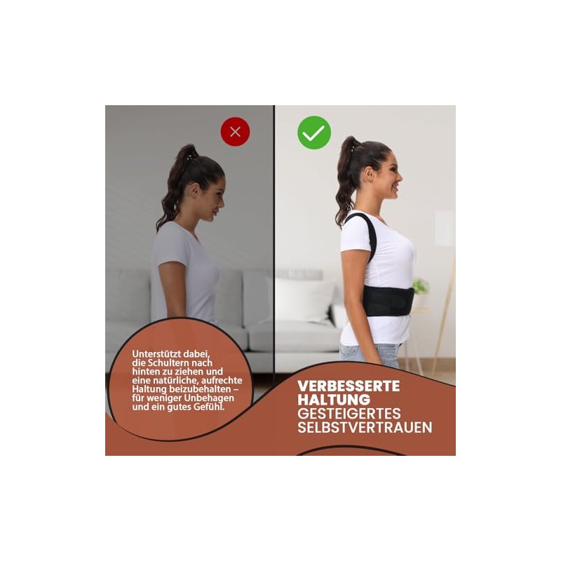 DONNER KRAFT Posture Corrector for Improved Alignment