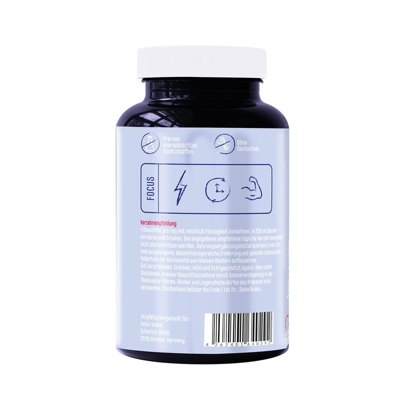 NUTORI - Creatine Monohydrate Capsules for Physical Performance Enhancement -