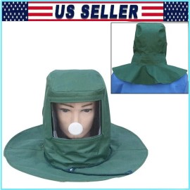 Unbranded Sand Blasting Hood Cap Anti Wind Sandblaster Tools Dust Protective Face Shield