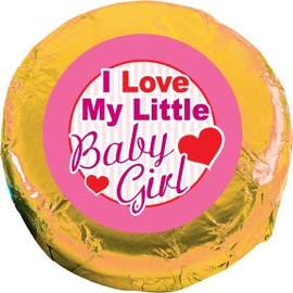 It's a Girl - COOKIE TALK Chocolate Covered Oreos - 6 Pack