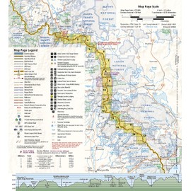 Pacific Crest Trail: Shasta and Lassen Map [Castle Crags to Sierra Buttes]