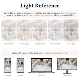 PureCozy Area Rug 3x5 Washable Light Gray Rug Vintage Boho Medallion Entryway Door Mat Entrance Grey Distressed Retro Carpet Non Slip Low Pile Small Soft for Office Kitchen Bedroom Laundry Bathroom