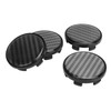 4pcs Wheel Center Caps Plastic Universal Carbon Fiber Style Center