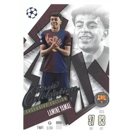 Match Attax 2024 2025 Lamine Yamal Classic Celebration Trading Card