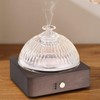 Lecdura Glass Essential Oil Diffuser with Glass Reservoir & Wood