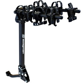 Swagman Trailhead 4 Folding Hitch Mount Bike Rack, Black, Medium