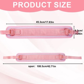 Hip Thrust Belt for Dumbbells and Kettlebells, Non-Slip Dumbbell Hip Thrust Device for Fitness and Pilates at Home, Stretch Weight Belt for Hip Exercises, Buttocks Bridges, Planks, Pushups