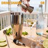 Mwellewm Cocktail Shaker Set, Boston Shakers Bartending Professional Bartender Kit