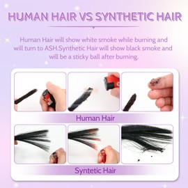 Loc Extensions Human Hair 0.4cm&0.6 cm&0.8cm width 4-18inch 10, 20, 40, 100 strands 100% Human Hair Locs Extensions for Men Women Natural Dreadlocks Can Be Dyed Bleached Curled 0.8cm 14inch 60 Strands