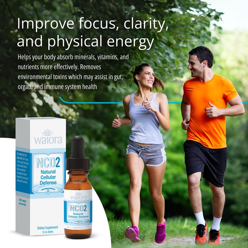 Waiora NCD2 Liquid Mineral Supplement, Advanced Cellular Support Formula, Daily
