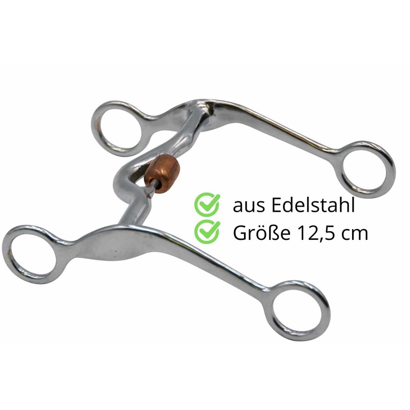 Amesbichler Reitsport Western Quarter Horse Bit 12.5cm