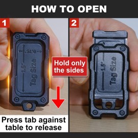 Leaf Pond 16 Pack Solid Plastic Key Tags with Keychain Rings, Color ID Name Label in Clear Windows.