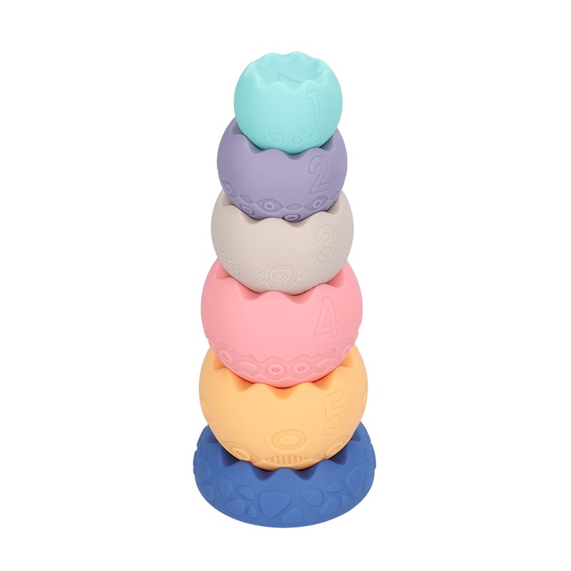 Stacking Ball Toy Portable Cute Elegant Baby Stacking Building Blocks