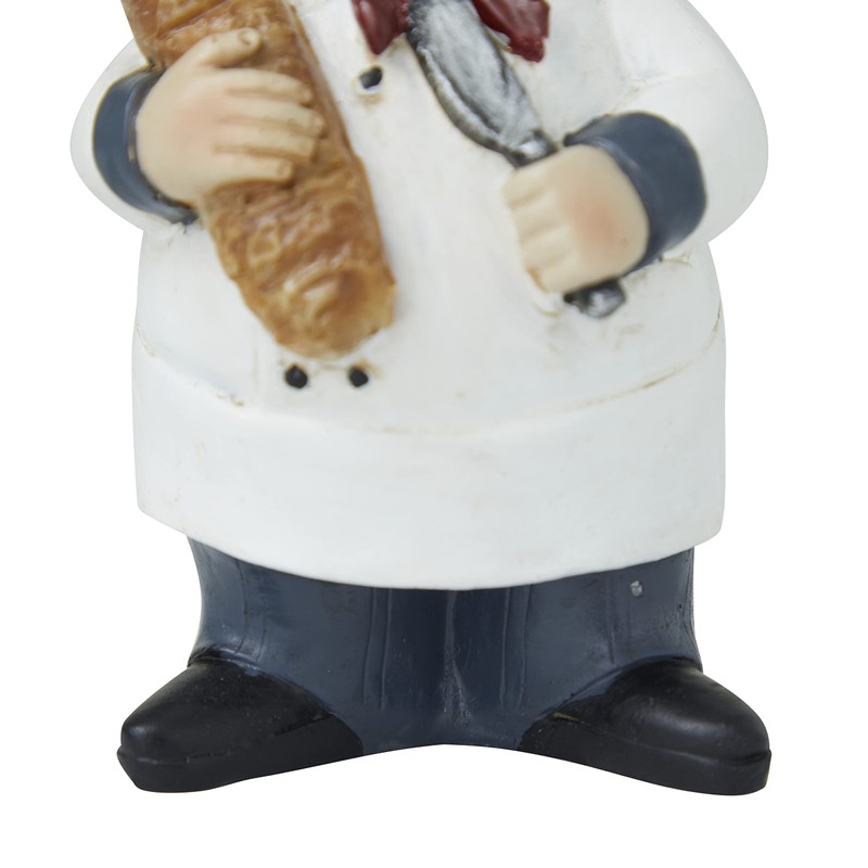 Deco 79 Polystone Chef Sculpture, Set of 3 5", 5",