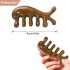 Wooden Scalp Massager, Sandalwood Wide Tooth Comb, Acupressure Tool for