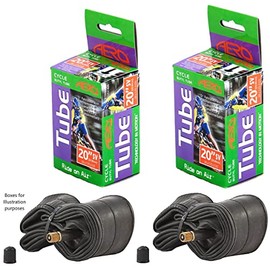 Aero Sport Bicycle Bike Butyl Inner Tubes 20" x 1.75-2.125 SET X 2
