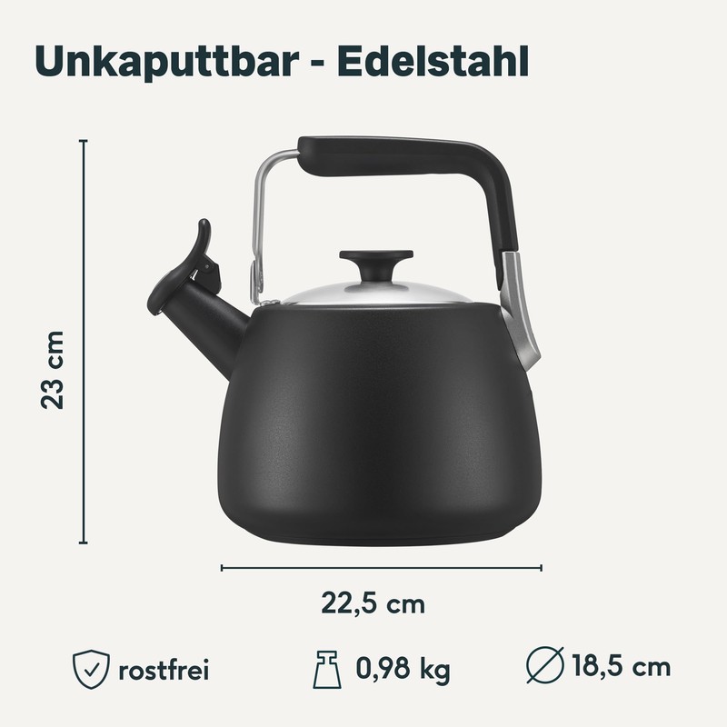 SILBERTHAL Induction Kettle 2.8 L - Stainless Steel Tea Kettle