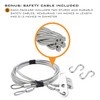 HardwareX supply Heavy Duty Electrophoresis Extension Garage Door Springs for