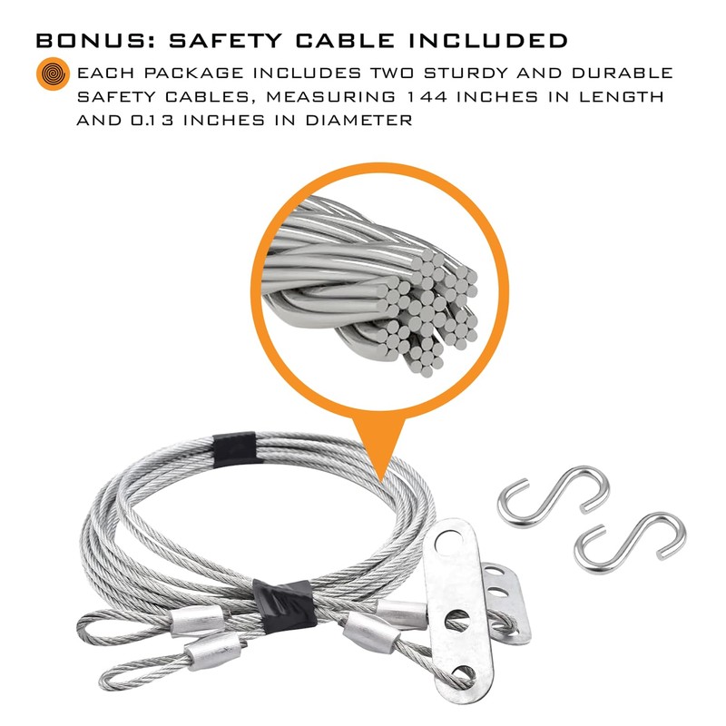 HardwareX supply Heavy Duty Electrophoresis Extension Garage Door Springs for