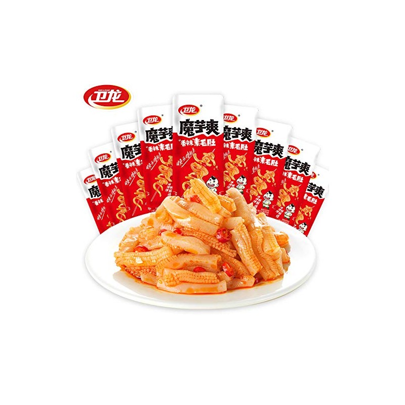 Wei Long Konjac snacks, 20 Sachets / 360g (Spicy)